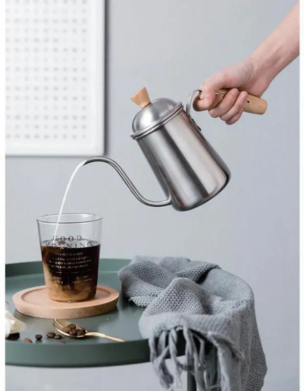 Gooseneck coffee kettle by London Black