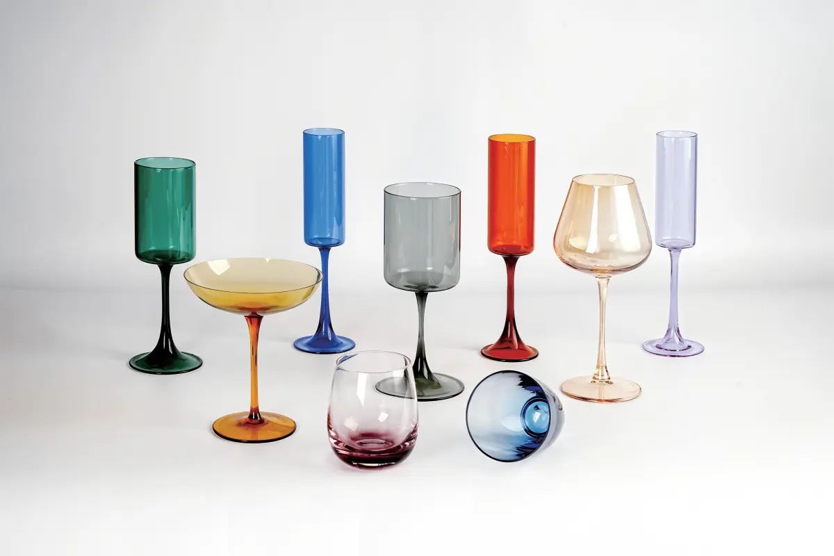 Champagne glass supplied by London Black (KLP)