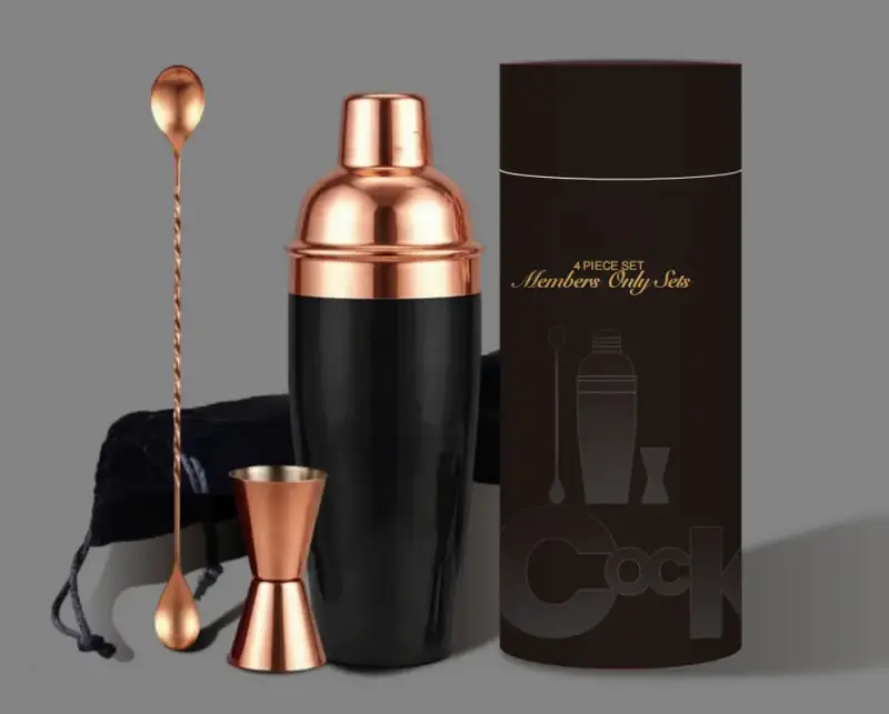 Paper canister gift set packaging by London Black